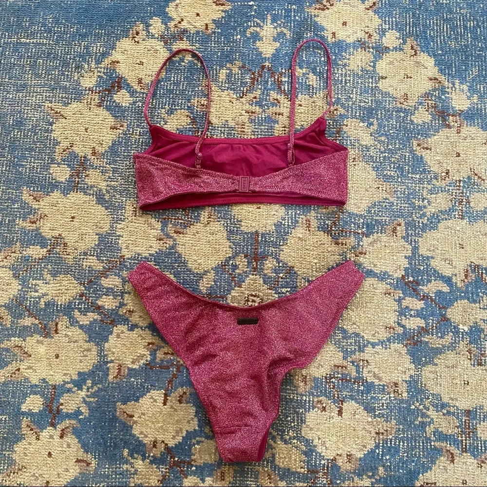 triangl swimwear Sparkling Red Bikini Set